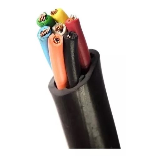CABLE VAINA REDONDO IRAM NM 247-5 7 x 1mm NEGRO