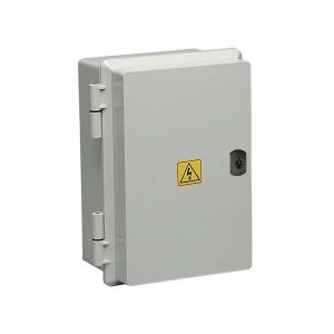 GABINETE PLAST. IP65 456 C/CERRAD. C/RIEL DIN 16 POLOS