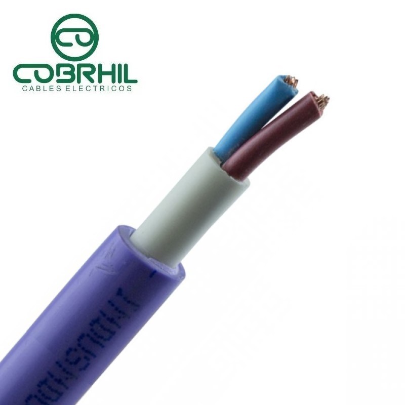 CABLE SUBTERRANEO IRAM 2178-1 2 x 1.50 C4 VIOLETA