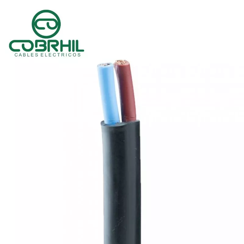 CABLE VAINA REDONDO IRAM NM 247-5 2 x 0.75mm NEGRO