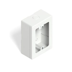 CAJA RECTANGULAR SOBREPONER BLANCA