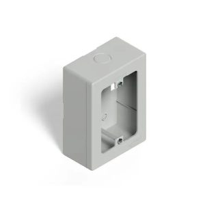 CAJA RECTANGULAR SOBREPONER GRIS