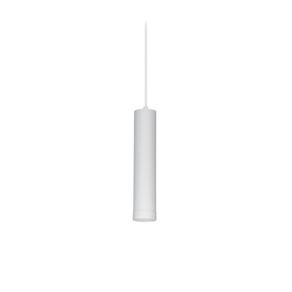 COLGANTE TUBO 1 LUZ GU10 BLANCO Ø50X350