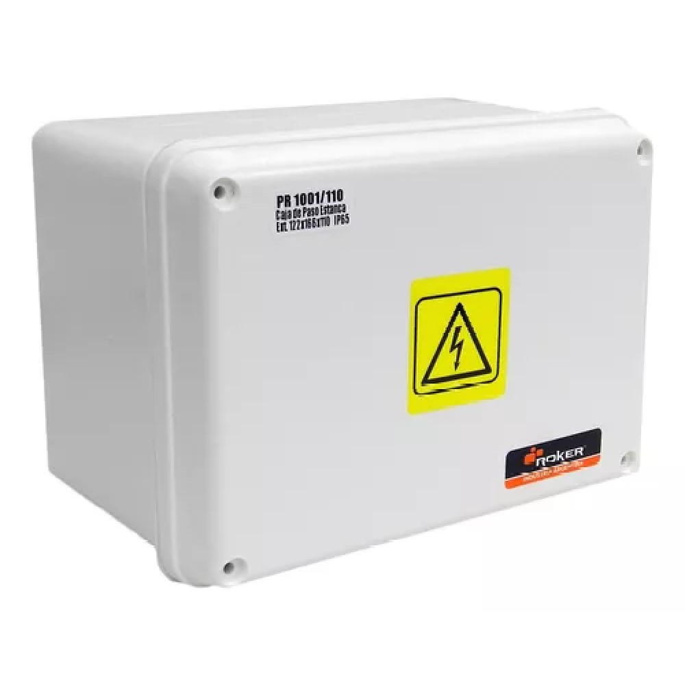 CAJA ESTANCO PASO IP65 BLANCA 122 x 166 x 110 mm