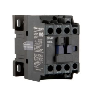 Contactor Tripolar BAW. 4kW AC3 9A 1Na+1Nc Bob: 220Vca 50-60Hz