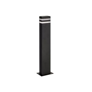 FAROL MARCA SENDERO ALUMINIO INTEMPERIE E27 H64CM NEGRO