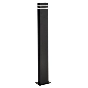 FAROL MARCA SENDERO ALUMINIO INTEMPERIE E27 H94CM NEGRO