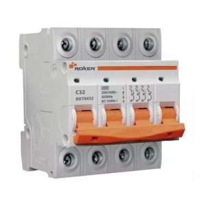 INT. TERMOMAGNETICO DIN 4,5kA 4x 32A TETRAPOLAR
