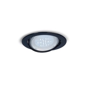 SPOT MOVIL Ø16CM NEGRO POLICARBONATO GU10 - AR111
