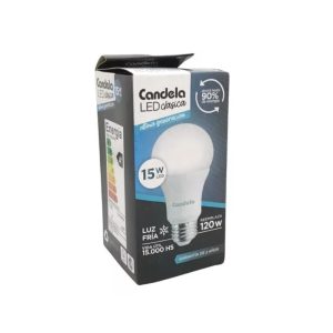 LAMPARA LED A60 LUZ FRIA 15W E27