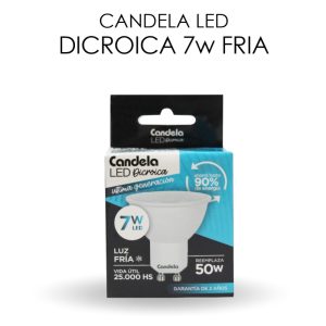 LAMPARA LED DICROICA LUZ FRIA 7W GU10