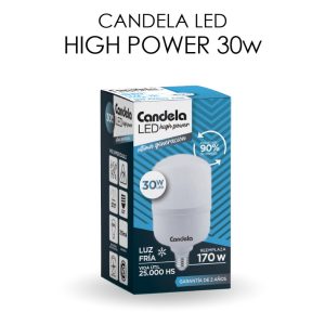 LAMPARA LED HIGH POWER LUZ FRIA 30W E27