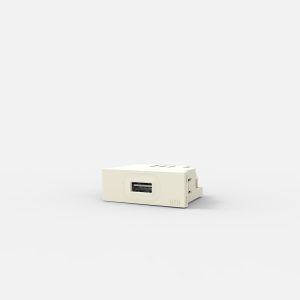 Mod cargador 1 USB A BLANCO 0,8A c-bornes 220V