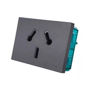 Mod toma 220+T=220s-T GRI 10A 2M Cambre