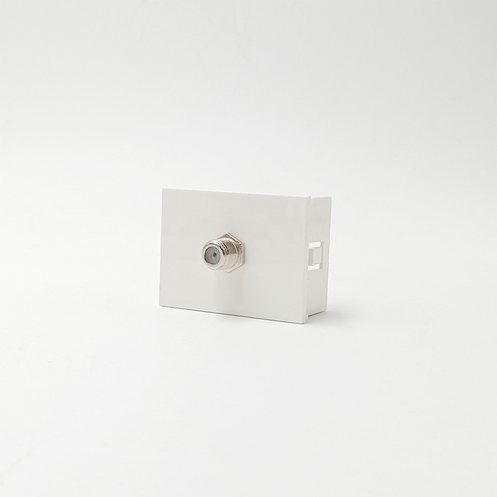 Mod toma CATV 75ohms BLANCO 2M 0db pasan