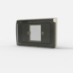 Placa caps 50x100 PVC p-4M FUM IP55 x 6u