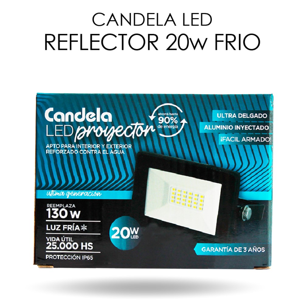 REFLECTOR LED IP65 20W LUZ FRIA