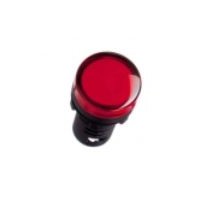 Piloto con LED, lente ROJO 230/110Vca