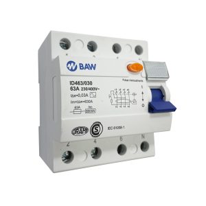 Interruptor Diferencial 4P In=63A, I∆n=30mA "AC" Inc=6000A