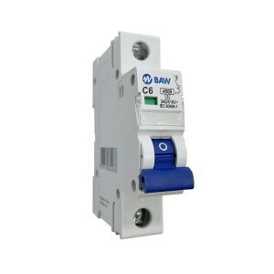 Interruptor Termomagnético Unipolar 6A 4.5kA Curva C