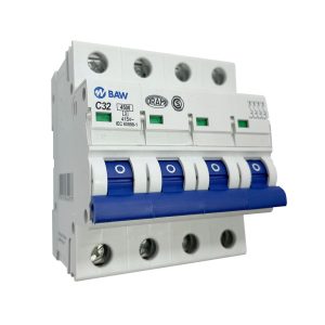 Interruptor TMg. Tetrapolar. 32A Icn= 4,5kA. C (5-10In)