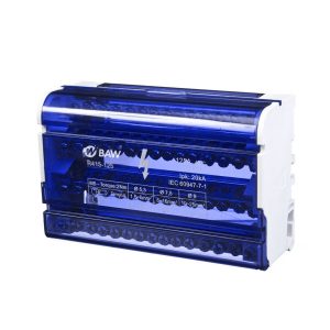 Repartidor Tetrapolar Modular 125A 500V 11x6mm² 2x16mm² 2x25mm² 3 Mód. DIN