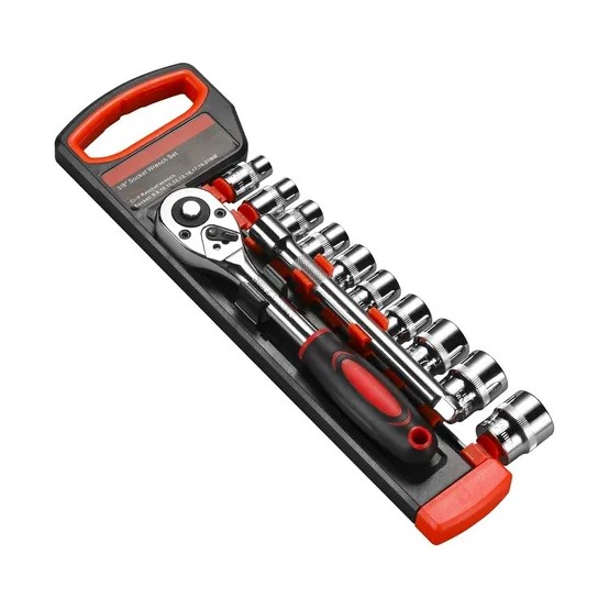 Kit de Juego de Tubo de 3/8" - 12 Piezas Cromo Vanadio