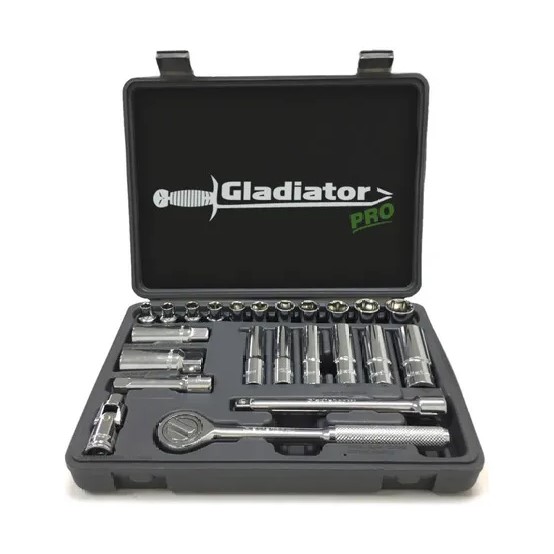 Kit de Juego de Tubo de 3/8" - 23 Piezas Cromo Vanadio