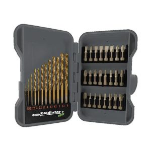 Set de Puntas y Brocas Helicoidales de 37 Piezas