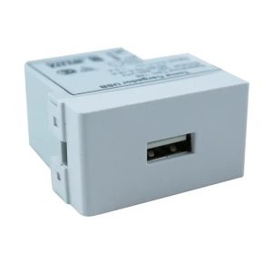 Módulo Cargador 1 USB Blanco 1.0A Verona