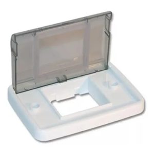 Placa Capsulada 50x100 PVC para 2M Blanco Transparente