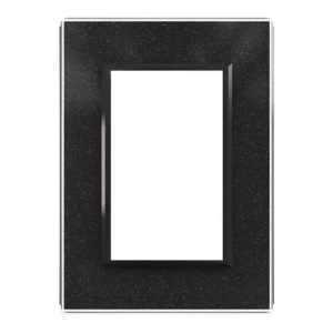 Tapa 5x10 Negro 3b PVC con Bastidor y Marco Negro