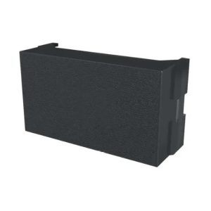 Módulo Tapón Ciego Negro 1M Verona Platinum