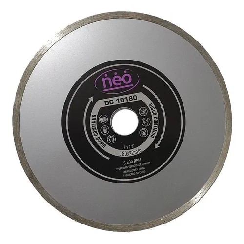 Disco Diamantado Continuo 180x2.2x22mm