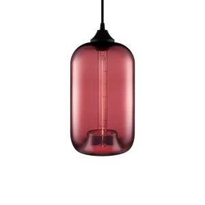 TOMLIN - COLGANTE 1 LUZ E27 CRISTAL BORRAVINO