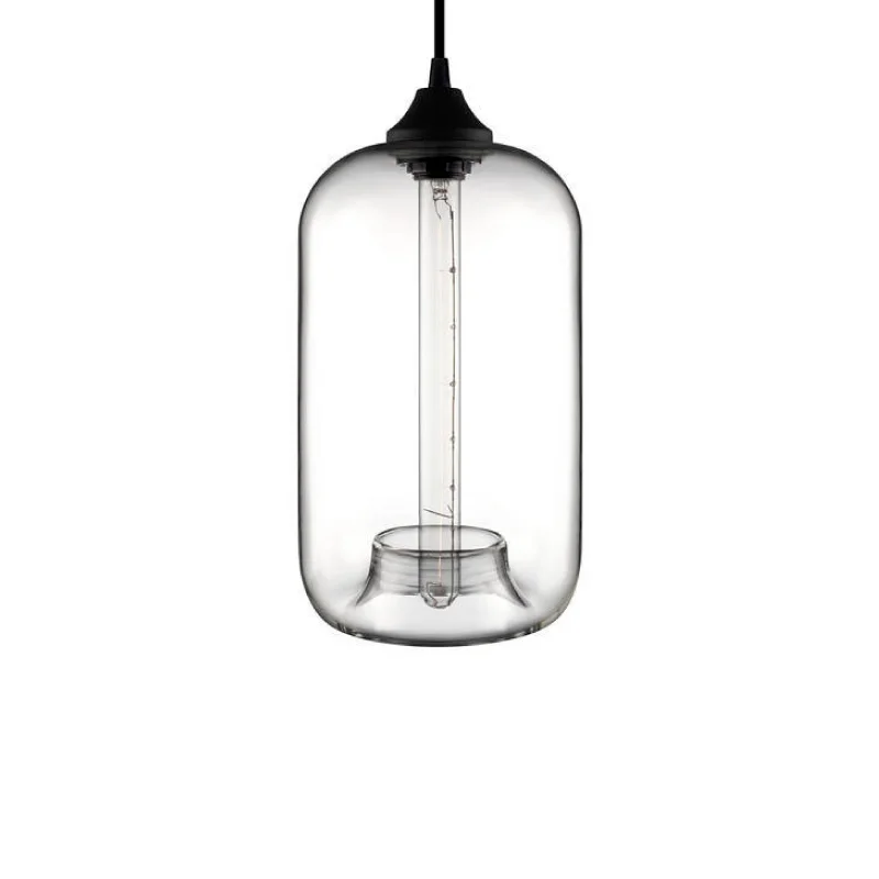 TOMLIN - COLGANTE 1 LUZ E27 CRISTAL CLARO