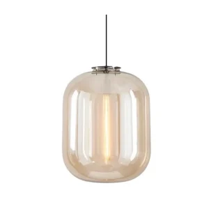 KALMAR M- COLGANTE 1 LUZ E27 CRISTAL AMBAR 250MM