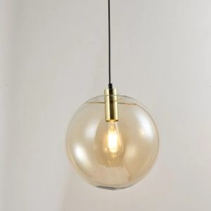 INGRID CLARO - COLGANTE CRISTAL 1 LUZ E27 CLARO Ø150MM
