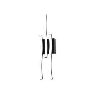 RAYO - APLIQUE LED 18W NEGRO 520X120X90MM BLANCO DINÁMICO
