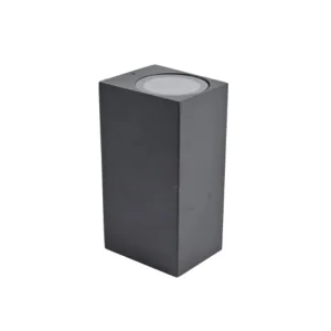 JET II - APLIQUE BIDIRECCIONAL 2XGU10 NEGRO CUADRADO