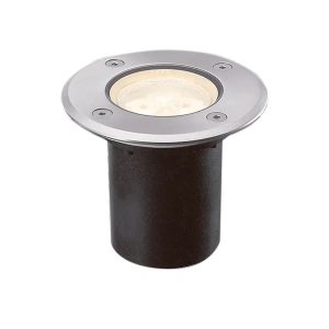 URBANO - ARTEFACTO EMBUTIR PISO REDONDO ALUMINIO LISO GU10